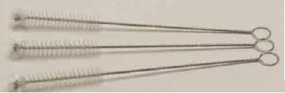 Picture of Test Tube Brush Grafco® 9 Inch L, 3/4 X 3-1/2 Inch, Firm White Nylon Bristle, with Radial Tufted end3404