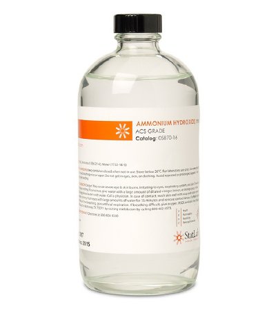 Picture of Biochemical Ammonium Hydroxide ACS Grade 30% 16 oz.05870-16