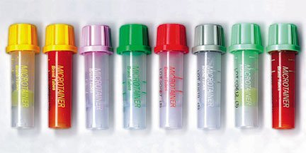 Picture of BD Microtainer® SST™ Capillary Blood Collection Tube Serum Tube Clot Activator / Separator Gel Additive 15.3 X 46 mm 400 µL to 600 µL Gold BD Microgard™ Closure Plastic Tube02675186