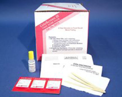 Picture of Rapid Test Kit ColoScreen® Take Home Pack Colorectal Cancer Screening Fecal Occult Blood Test (FOBT) Stool Sample 80 Tests5073