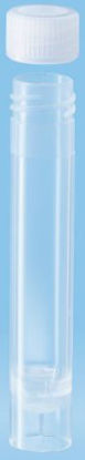 Picture of Microcentrifuge Tube Conical Bottom, Skirted Plain 11.5 X 66 mm 3.5 mL Without Color Coding Screw Cap Polypropylene Tube60.549