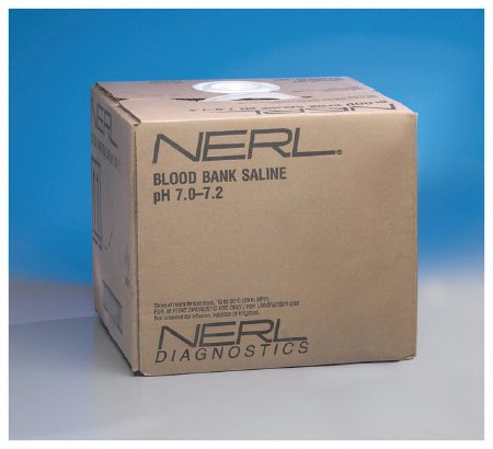 Picture of Immunohematology Reagent Thermo Scientific™ NERL™ Saline Blood Bank pH 7.0 to 7.2 10 Liter23249605