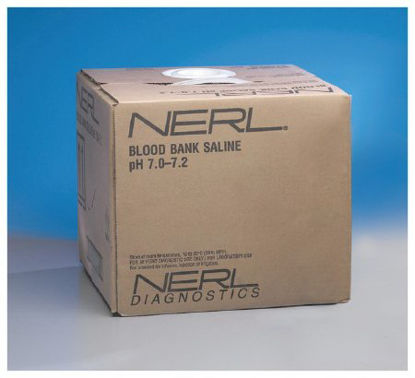 Picture of Immunohematology Reagent Thermo Scientific™ NERL™ Saline Blood Bank pH 7.0 to 7.2 10 Liter23249605