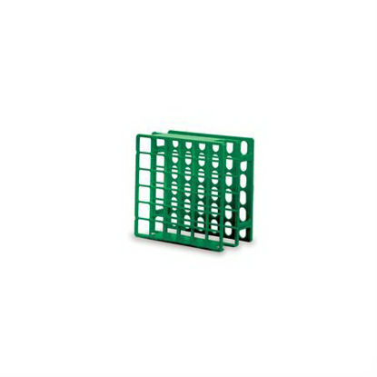 Picture of Blood Tube Rack 36 Place 13 mm Tube Size Green 2-1/4 X 4-1/4 X 4-1/4 Inch5013-GN