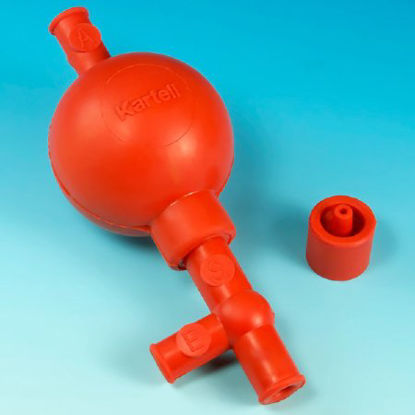 Picture of Safety Pipette Filler Bulb Red For Pipets Capacities Larger than 20 mL1670