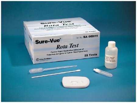 Picture of Rapid Test Kit Sure-Vue® Rota Test Infectious Disease Immunoassay Rotavirus Antigen Stool Sample 25 TestsSA069111