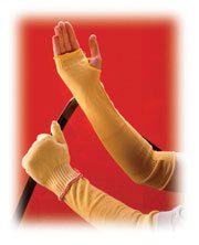 Picture of Cut-Resistant Sleeves PIP™ Kut-Gard™ 18 Inch, Yellow, Seamless Coating, Knit Glove Cuff Style, Level 4 Cut Resistance Rating19013558