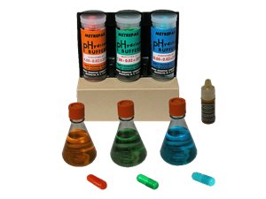 Picture of Calibration Standard Hydrion™ Tri-Chek™ Buffer Solution Set For pH Meter Calibration Powder154202X