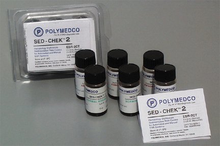 Picture of Hematology Control Sed-Chek® 2 Erythrocyte Sedimentation Rate (ESR) 2 Levels 6 X 8mL22046911