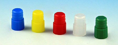 Picture of Globe® Scientific Tube Closure Polyethylene Orange For 12 mm Tubes118139N