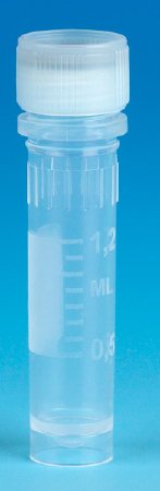 Picture of Microcentrifuge Tube Conical Bottom, Skirted Plain 2 mL Without Color Coding Screw Cap Polypropylene Tube111740