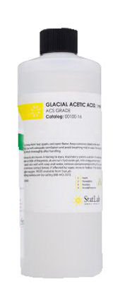 Picture of Chemistry Reagent Acetic Acid ACS Grade / Glacial 99.9% 16 oz.00100-16