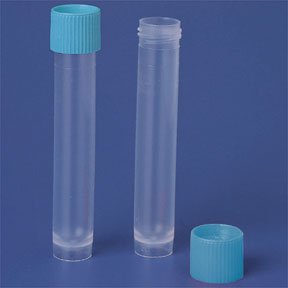 Picture of Fisherbrand® Tube Closure Polyethylene Screw Cap Blue For 10 mL / 12 mL Serum Transport Tubes NonSterile1437691
