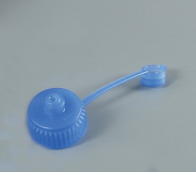 Picture of Bottle Adapter Cap Polyethylene Oral Medicine Dispensing Longneck Blue 28 mm / F For Standard Presription Bottles NonSterile8013-10