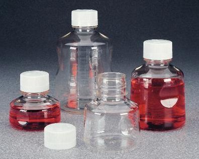 Picture of Filter Storage Bottle Receiver Nalgene™ 500 mL, 45 mm Closure dia., Sterile28199-189