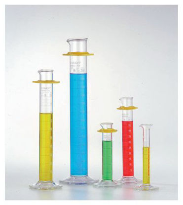 Picture of Graduated Cylinder Set Kimble® KIMAX® Borosilicate Glass 10 mL, 25 mL, 50 mL, 100 mL, 250 mLS32139