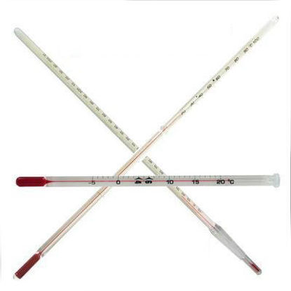 Picture of Liquid-in-Glass Thermometer Thermco® Fahrenheit / Celsius 77° to 135°F (25° to 57°C) Partial Immersion Does Not Require Power89137-096