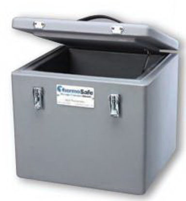 Picture of Dry Ice Storage / Transport Chest ThermoSafe® 13-1/2 X 14-1/16 X 15 Inch Polyethylene 19.82 Liter Capacity (50 lbs. Dry Ice)422