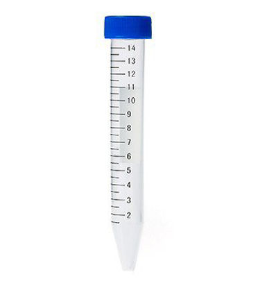 Picture of Centrifuge Tube Conical Bottom Plain 15 mL Blue Screw Cap Polypropylene TubeLX4115