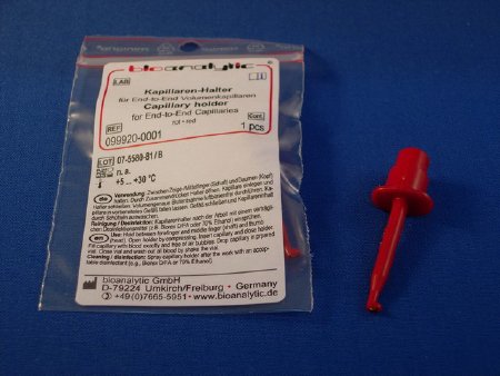 Picture of Capillary Holder Red, Plastic For Unopette ReplacementsBCH-9992