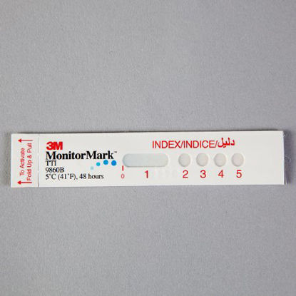 Picture of Temperature Indicator MonitorMark™ Fahrenheit / Celsius From 41°F (5°C) and Above Adhesive Temperature Sensor Surface Mount Does Not Require Power8201-01