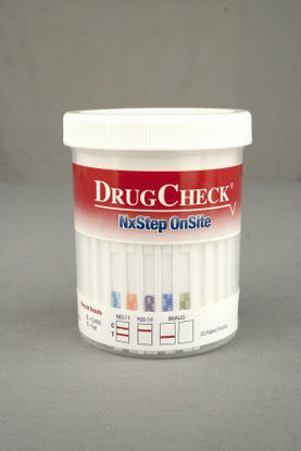 Picture of Drugs of Abuse Test DrugCheck® NxStep OnSite 5-Drug Panel AMP, COC, OPI, PCP, THC Urine Sample 25 Tests60505