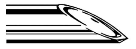 Picture of Soft Tissue Aspiration Needle FNA 20 Gauge 10 cm Length ClearCHI2010