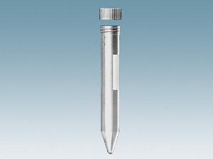 Picture of Centrifuge Tube Conical Bottom Plain 16 X 100 mm 10 mL Without Color Coding Screw Cap Polypropylene Tube62.9924.293