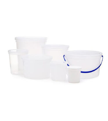 Picture of Specimen Container 4-3/8 X 5-1/8 Inch HDPE 1,000 mL (32 oz.) Snap-On Lid NonSterileCT3703