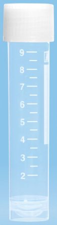 Picture of Centrifuge Tube Round Bottom, Skirted Plain 16 X 79 mm 10 mL Without Color Coding Screw Cap Polypropylene Tube62.551.201