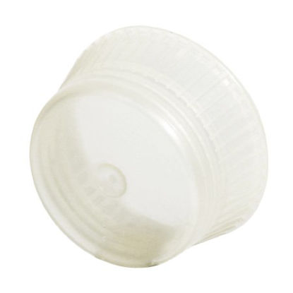 Picture of Uni-Flex® Safety Cap Tube Closure Flexible Plastic Over-Locking White 12 mm / 13 mm For 12 mm Culture Tubes and 13 mm Blood Collection Tubes NonSterile6550
