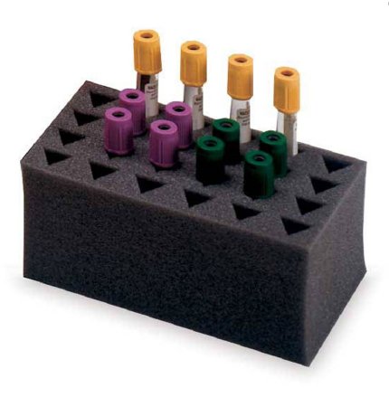 Picture of Test Tube Rack 24 Place Black 2-1/2 X 4 X 6-3/4 Inch8900