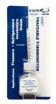 Picture of Incubator Thermometer VWR® Celsius 25° to 45°C Partial Immersion Does Not Require Power89095-694