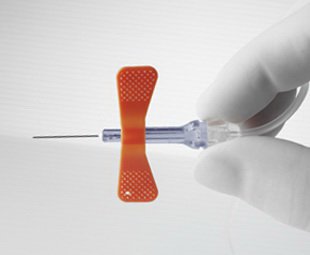 Picture of Infusion Set 25G X 7.5 Inch, Orange, Single-Packed, Sterile, Without Luer Adapter, 3/4 Inch Needle Length, 7-1/2 Inch Tubing Length450090