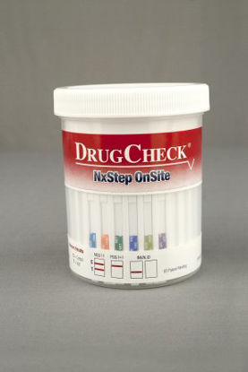 Picture of Drugs of Abuse Test DrugCheck® NxStep OnSite 6-Drug Panel AMP, COC, mAMP/MET, OPI, PCP, THC Urine Sample 25 Tests60610
