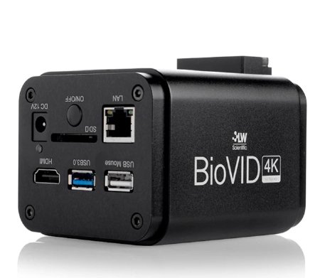 Picture of Ultra HD Microscope Camera BioVID 16 Megapixel, 4K Video, 3840 X 2160 Resolution For use with any Trinocular C-MountBVC-4K16-CMT3