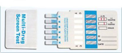 Picture of Drugs of Abuse Test iScreen® 6-Drug Panel AMP, COC, mAMP/MET, OPI, OXY, THC Urine Sample 25 TestsDOA-164-551