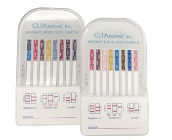 Picture of Drugs of Abuse Test CLIAwaived™ 12-Drug Panel AMP, BAR, BUP, BZO, COC, mAMP/MET, MDMA, MTD, OPI, OXY, PCP, THC Urine Sample 25 TestsCLIA-IDTC-II-88