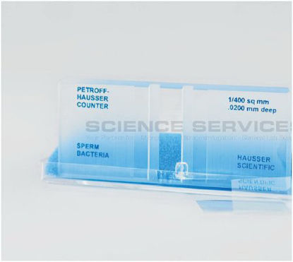Picture of Counting Chamber 0.007 X 1.25 X 2.9 Inch, Petroff-Hausser Grid Type, With Cover Glass For Sperm and Bacteria Counting02-671-13