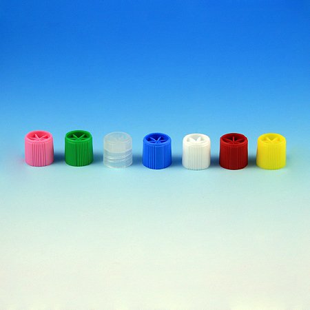 Picture of Tube Closure Polypropylene Screw Cap Lilac For Sample Tubes with External Threads NonSterile6136L