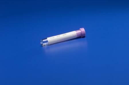Picture of Monoject™ Venous Blood Collection Tube Hematology K3 EDTA Additive 13 X 100 mm 7 mL Lavender Conventional Closure Glass Tube8881311545