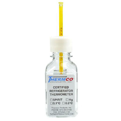 Picture of Liquid-in-Glass Thermometer Thermco® Accu-Safe Celsius -5° to 20°C Partial Immersion Door / Wall Mount Does Not Require PowerACCBBS