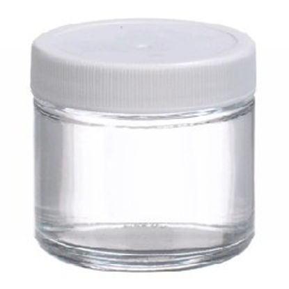 Picture of Sample Jar Straight Sided / Wide Mouth Soda-lime Glass / Polypropylene Closure 2 oz.W216903