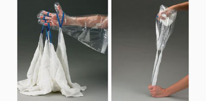 Picture of Sponge Counting Glove Safe-T-Count® 6.5 X 16 X 13 Inch, Clear, 100 per Box3200