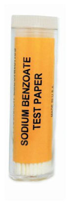Picture of Genetic Taste Test Strip Eisco Labs Sodium Bensoate Paper, 100 Test Strips per VialS85288A