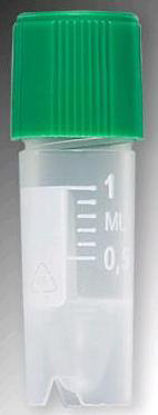 Picture of Storage and Transport Tube Conical Bottom, Skirted Plain 12.3 X 40.7 mm 1.2 mL Without Color Coding Without Closure Polypropylene Tube6050