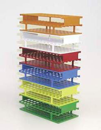 Picture of Test Tube Rack Nalgene™ Unwire™ 40 Place 20 mm Tube Size Blue 25 X 10.2 cm1480952