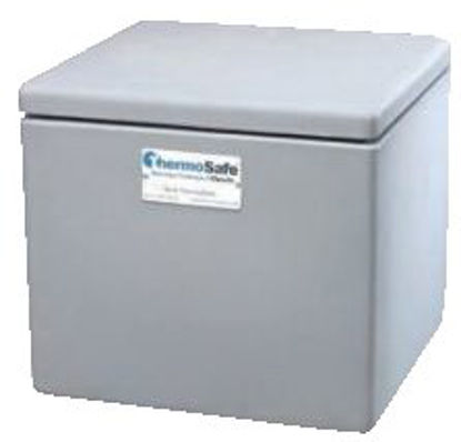 Picture of Dry Ice Storage / Transport Chest ThermoSafe® 13-1/2 X 14-1/16 X 15 Inch Gray Polyethylene 19.8 Liter Capacity (50 lbs. Dry Ice)304