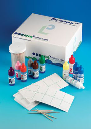 Picture of Test Kit Prolex™ Latex Agglutination Test Streptococci Groups A, B, C, D, F and G Identification Bacteria Colony Sample 60 Tests22286175
