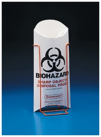 Picture of Biohazard Sharp Object Safety Pouch Stand 4 X 5.125 X 8 Inch Frame22197061